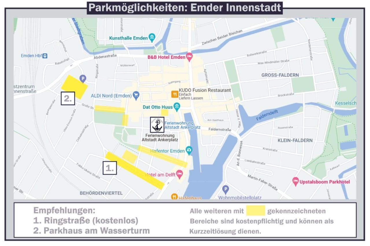 Altstadt Ankerplatz Emden Exterior foto